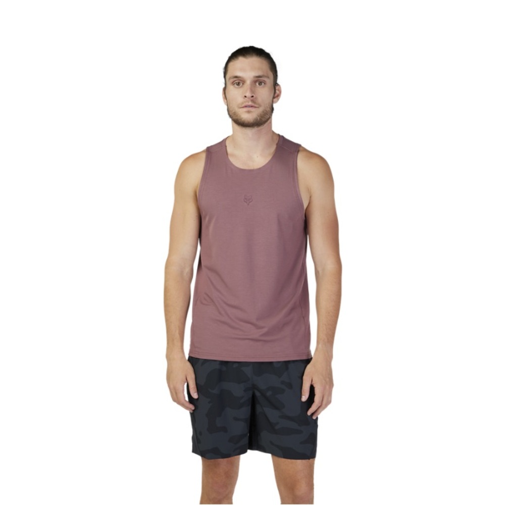 Fox Racing Men's Rep Tank Top- Cordovan Red